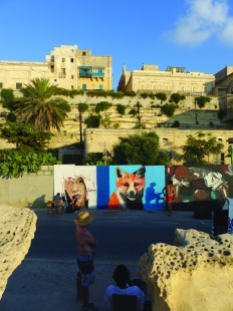 #StreetArt #Finland #SallaIkonen #female #Malta #fox #Mural #graffiti #art