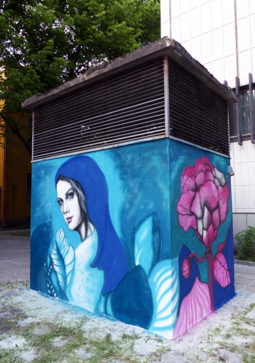 #StreetArt #Finland #SallaIkonen #female #Mikkeli #Deer #Mural #graffiti #art